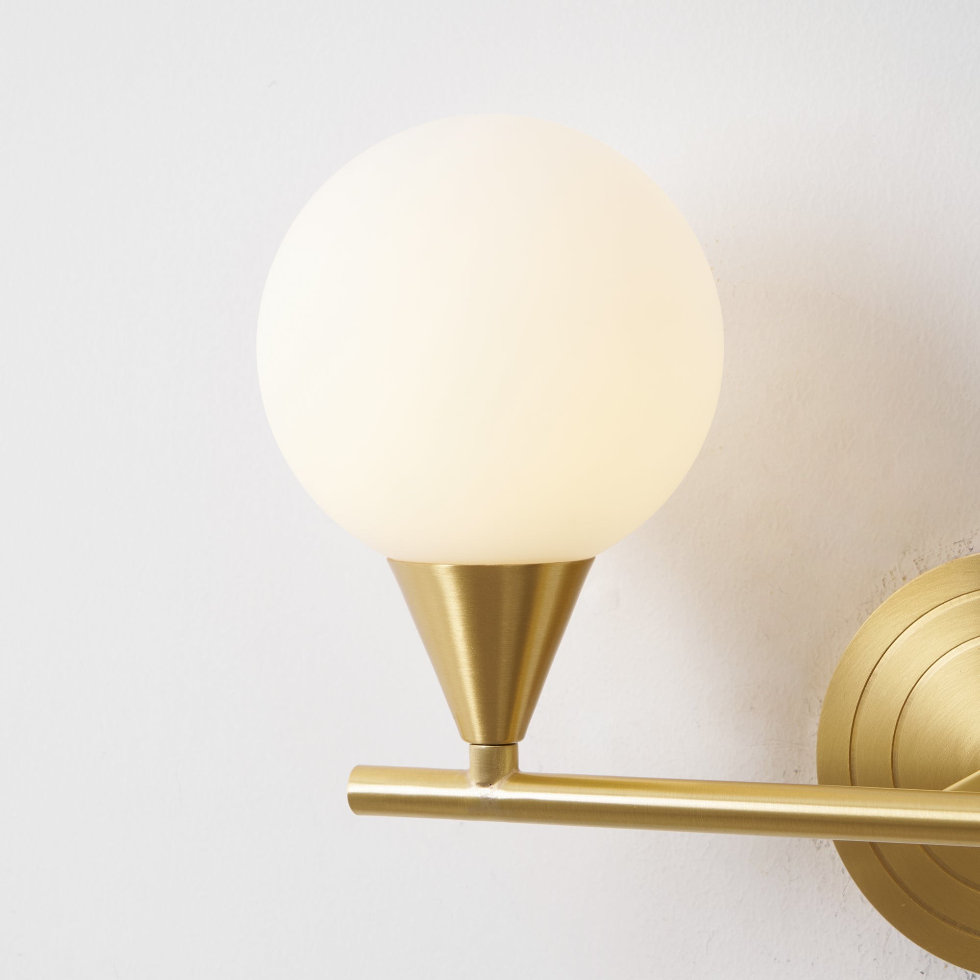 Holten messing wandlamp met arm HL2962