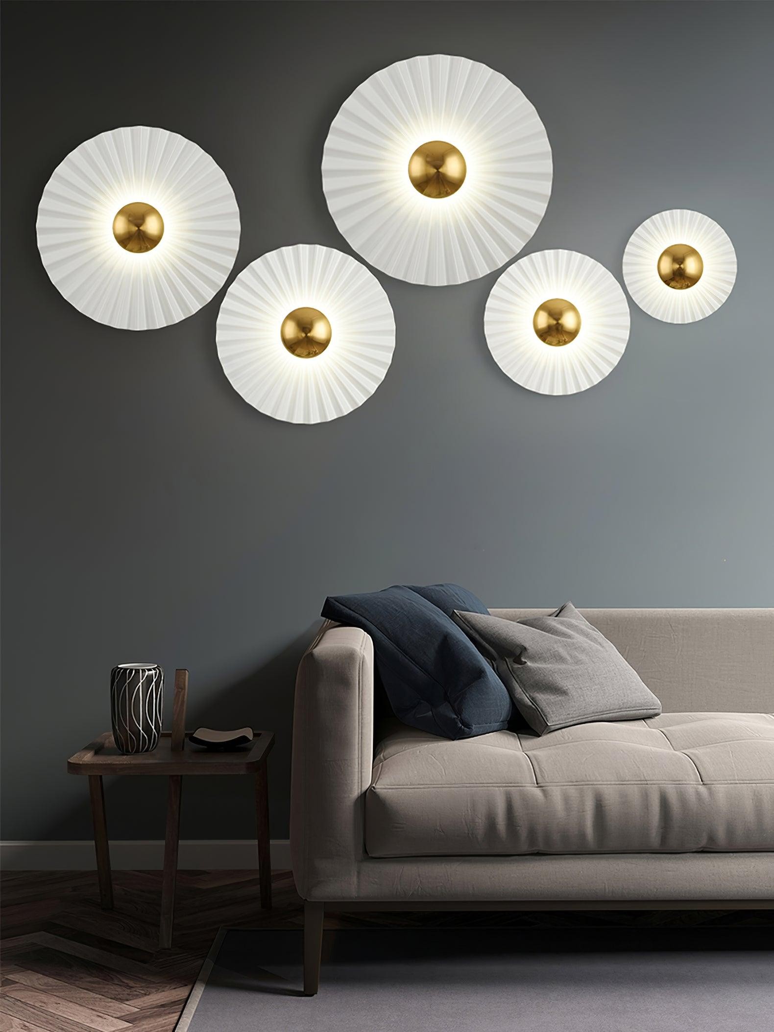 Moderne creatieve wandlamp met schelpmotief HL887