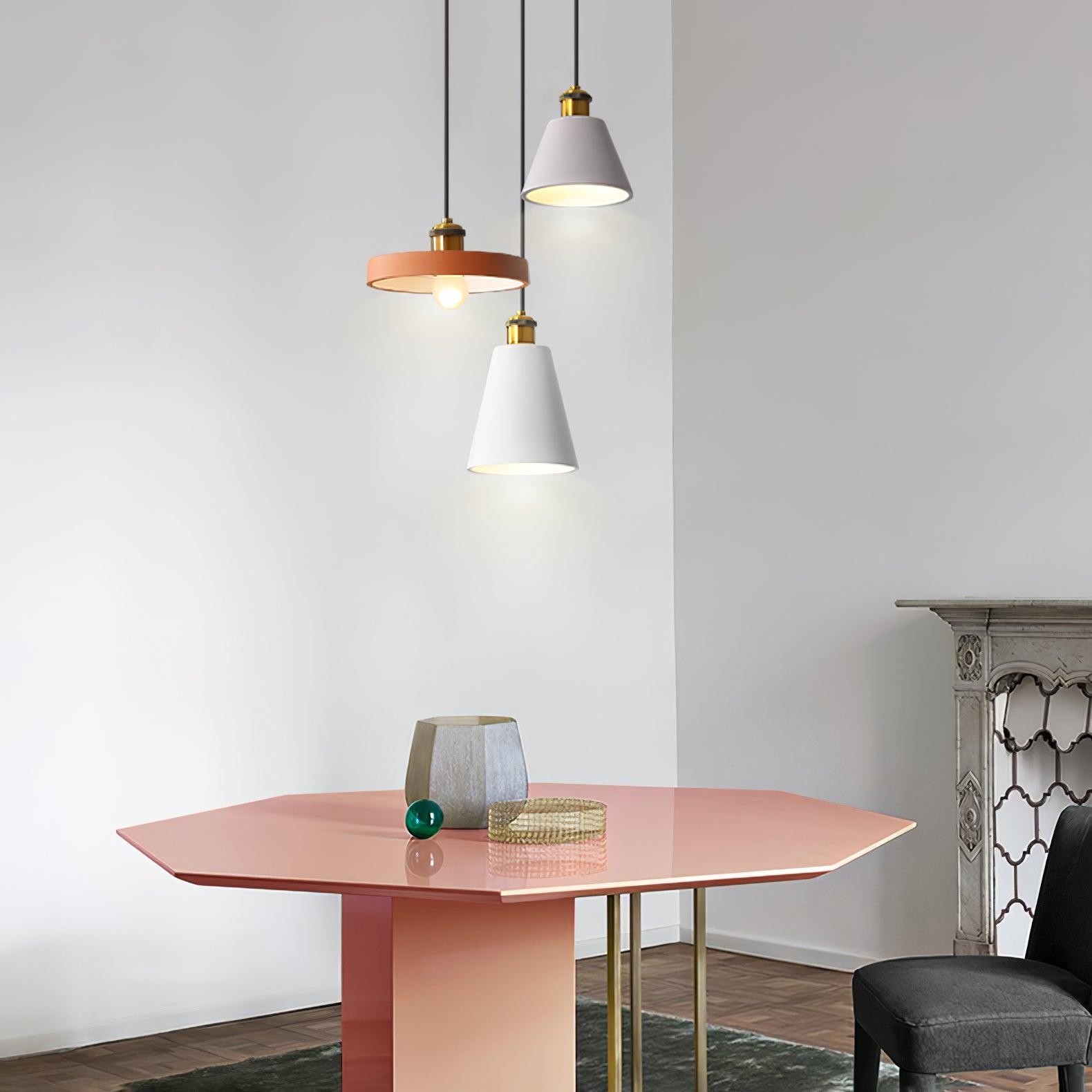 Moderne hars geometrische hanglamp HL787