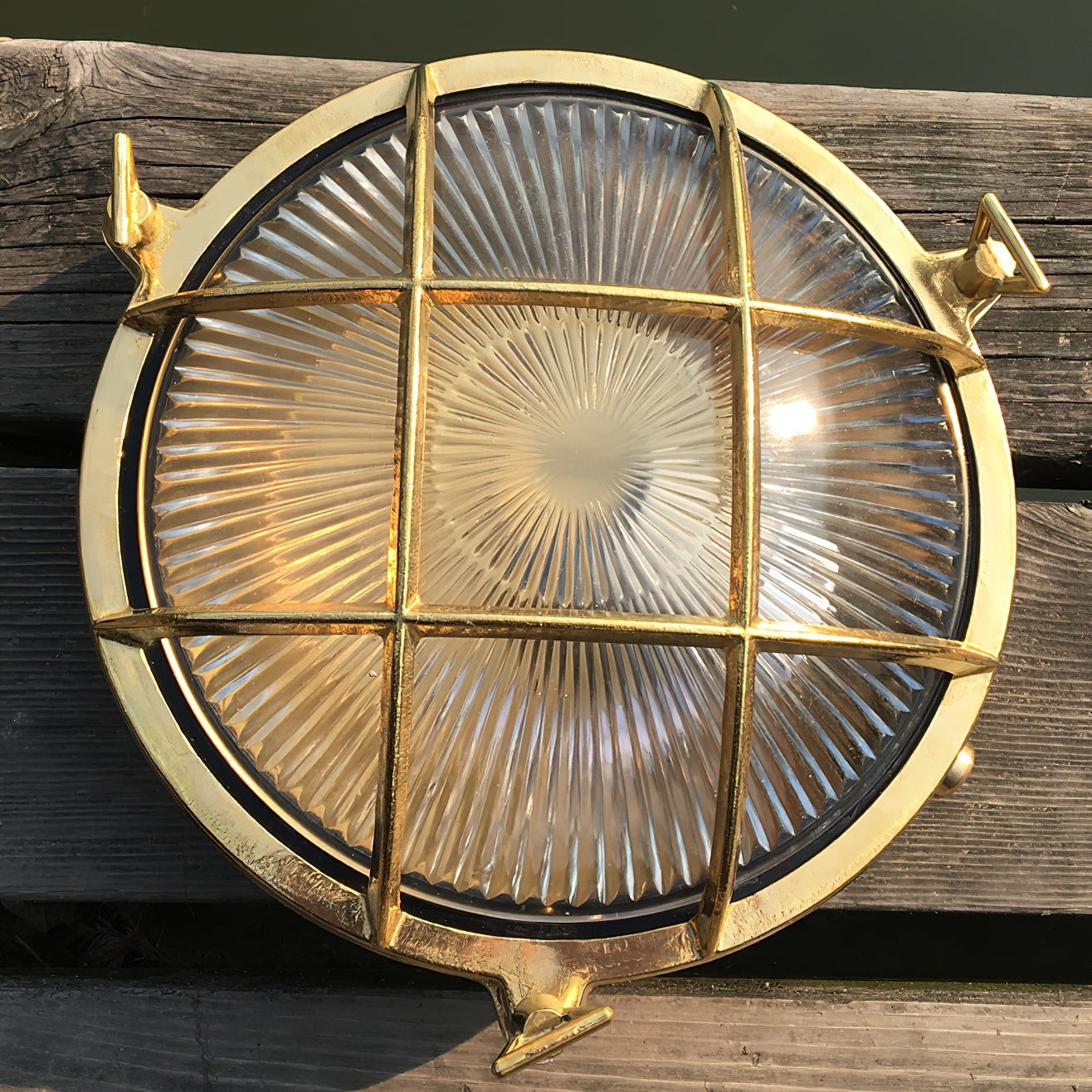 Fremantle messing bunkerwandlamp HL3189