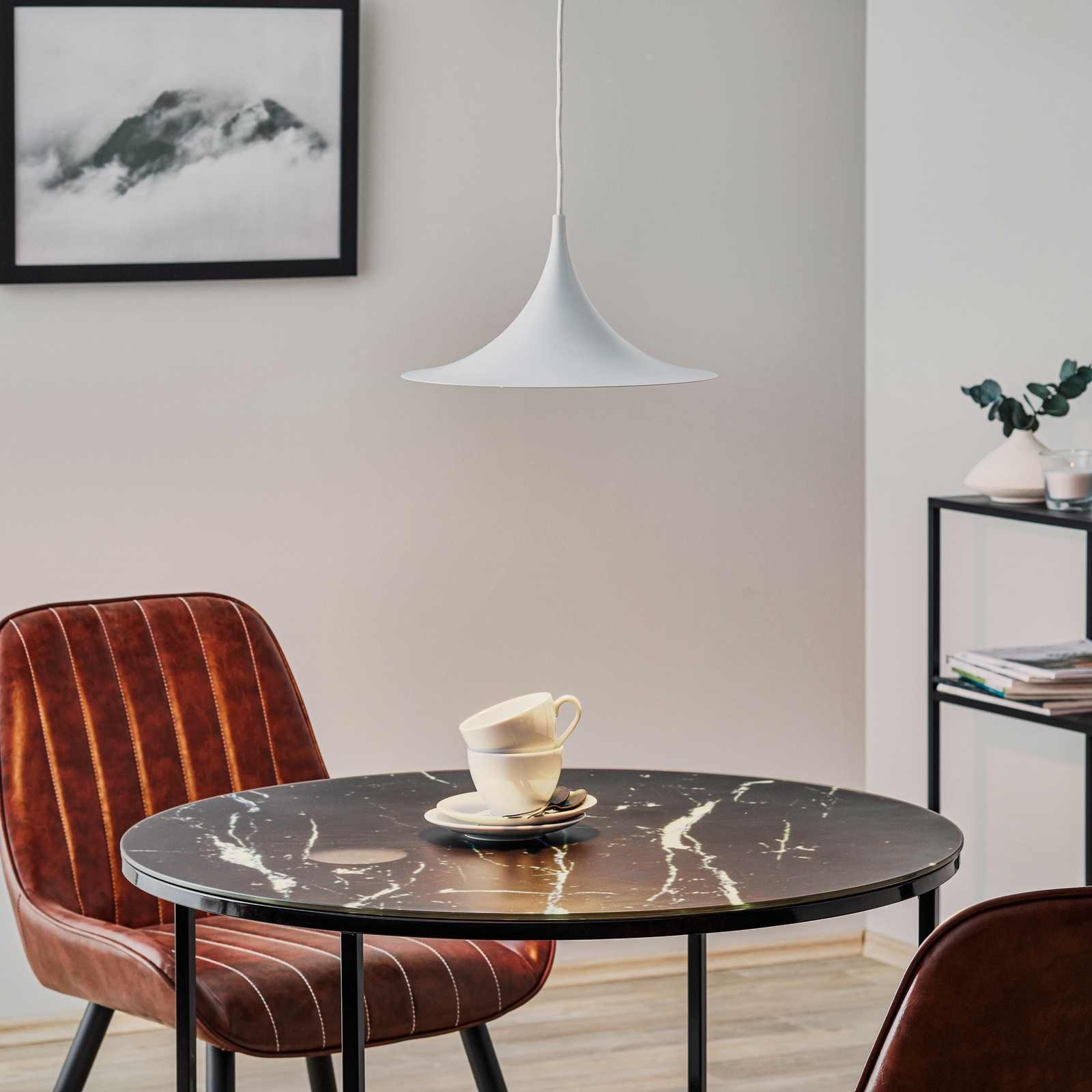 Mid Century Moderne Hoor Metalen Hanglamp