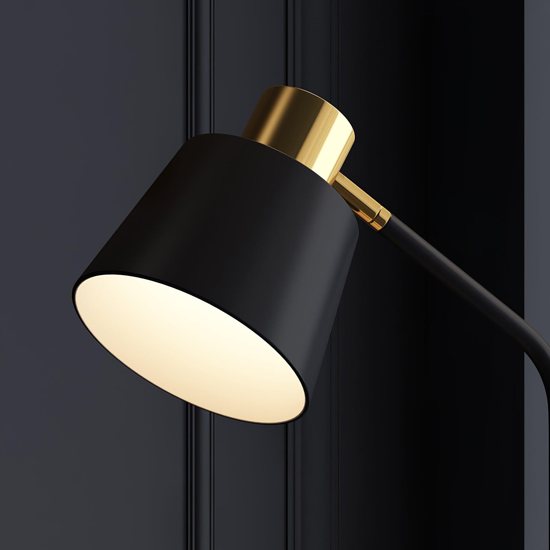 Moderne eenvoudige luxe metalen kleurblokkerende vloerlamp HL448