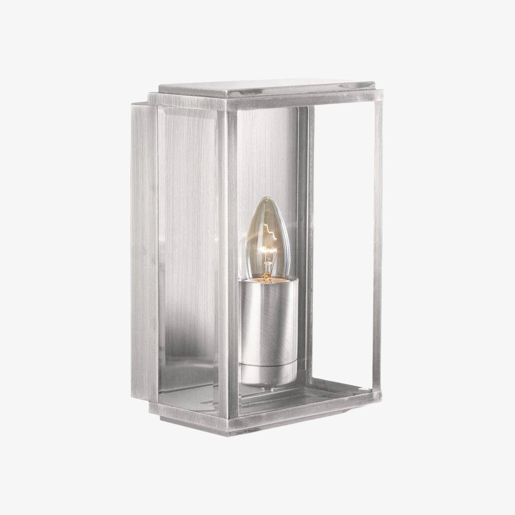 Boxar buitenwandlantaarn - metalen frame en helder glas voor veranda's of entrees HL2214