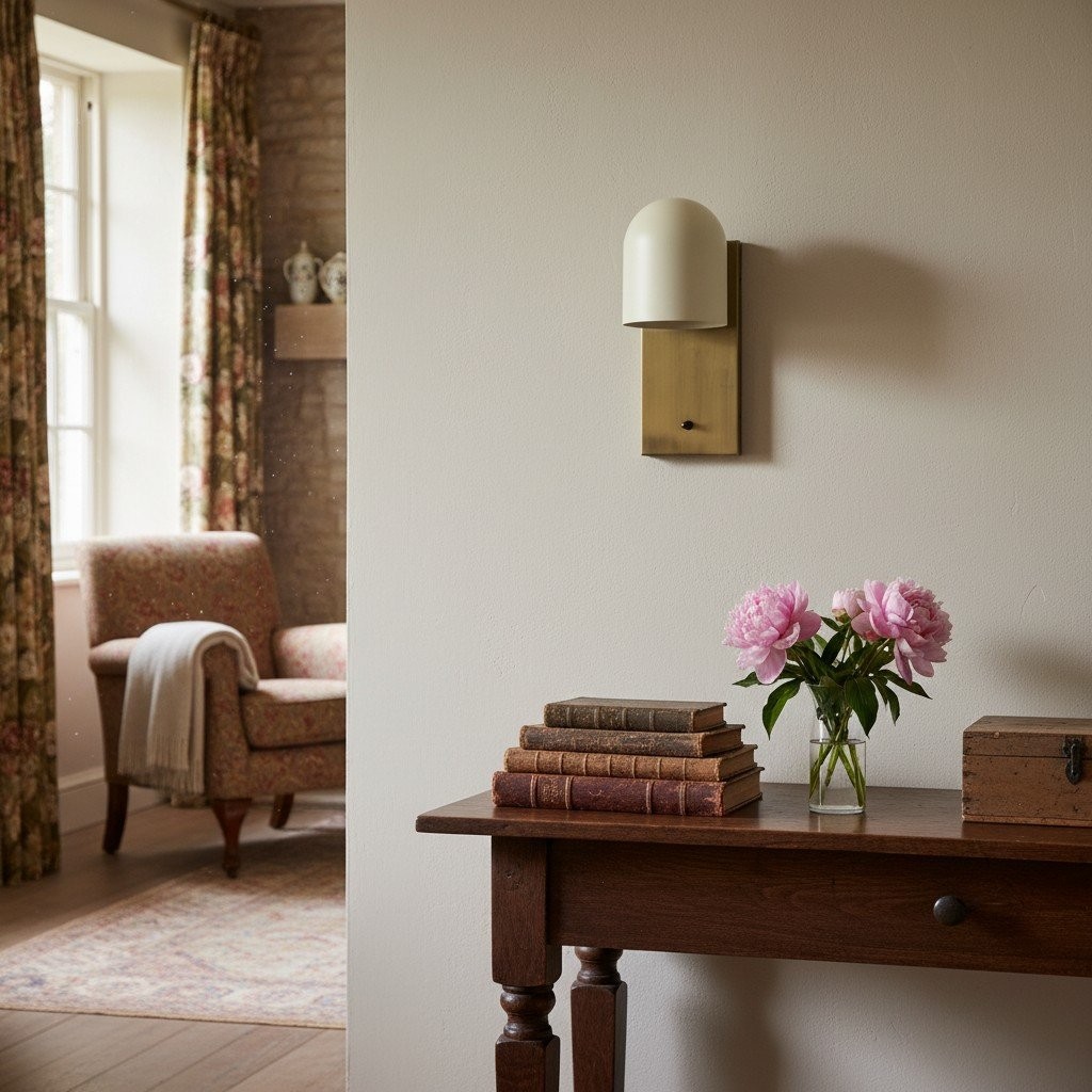 Metio Dome Elegante Wandlamp - Klassieke Koepelkap Binnenverlichting HL1768