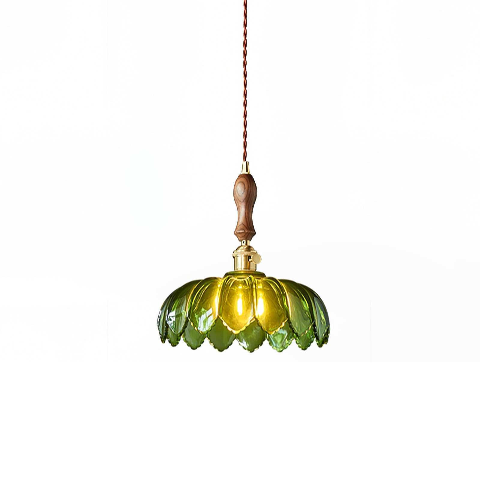 Retro Petal Groene Hanglamp HL600