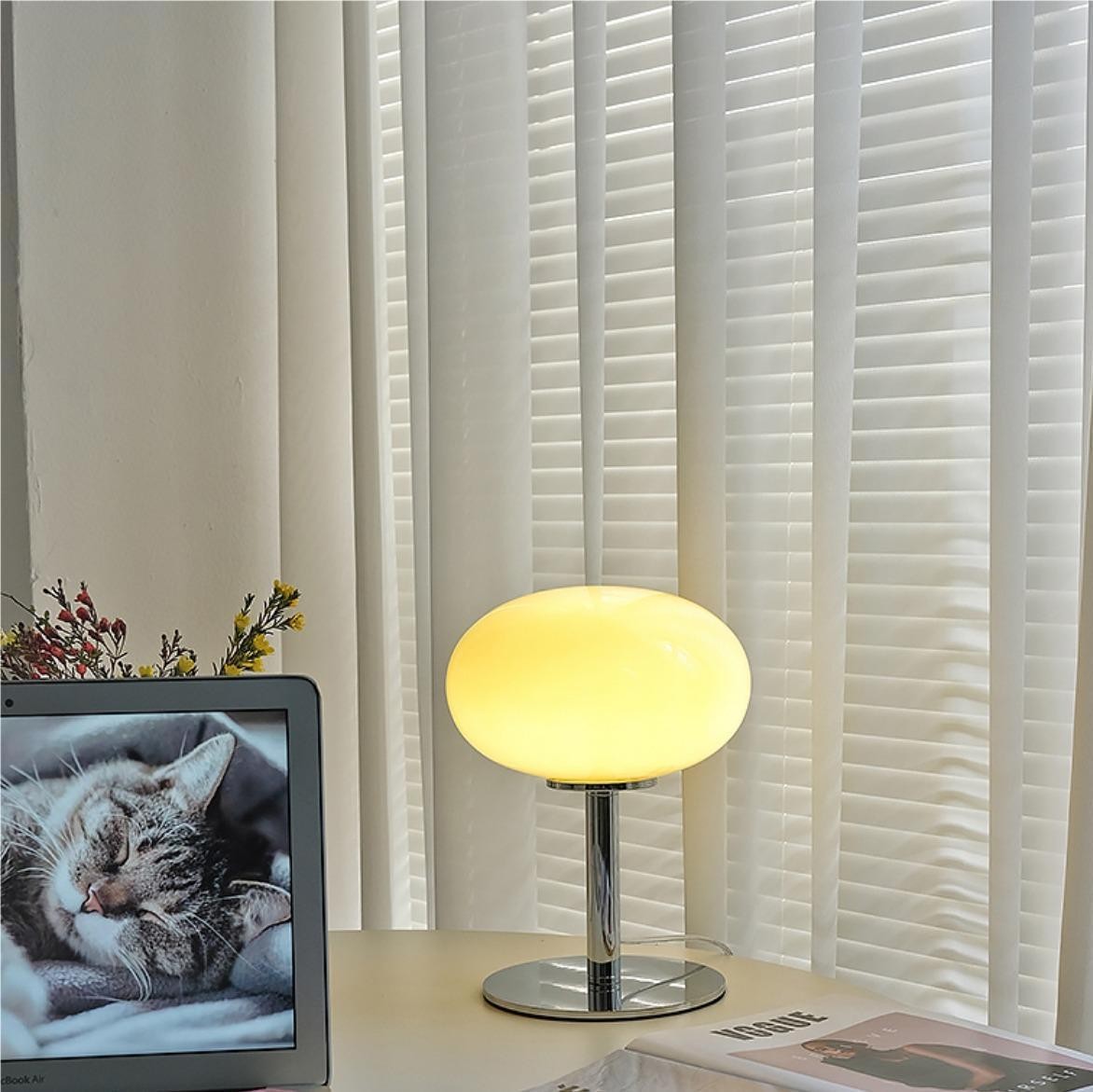 Lollipop Minimalistische Bauhaus Glazen Tafellamp HL81