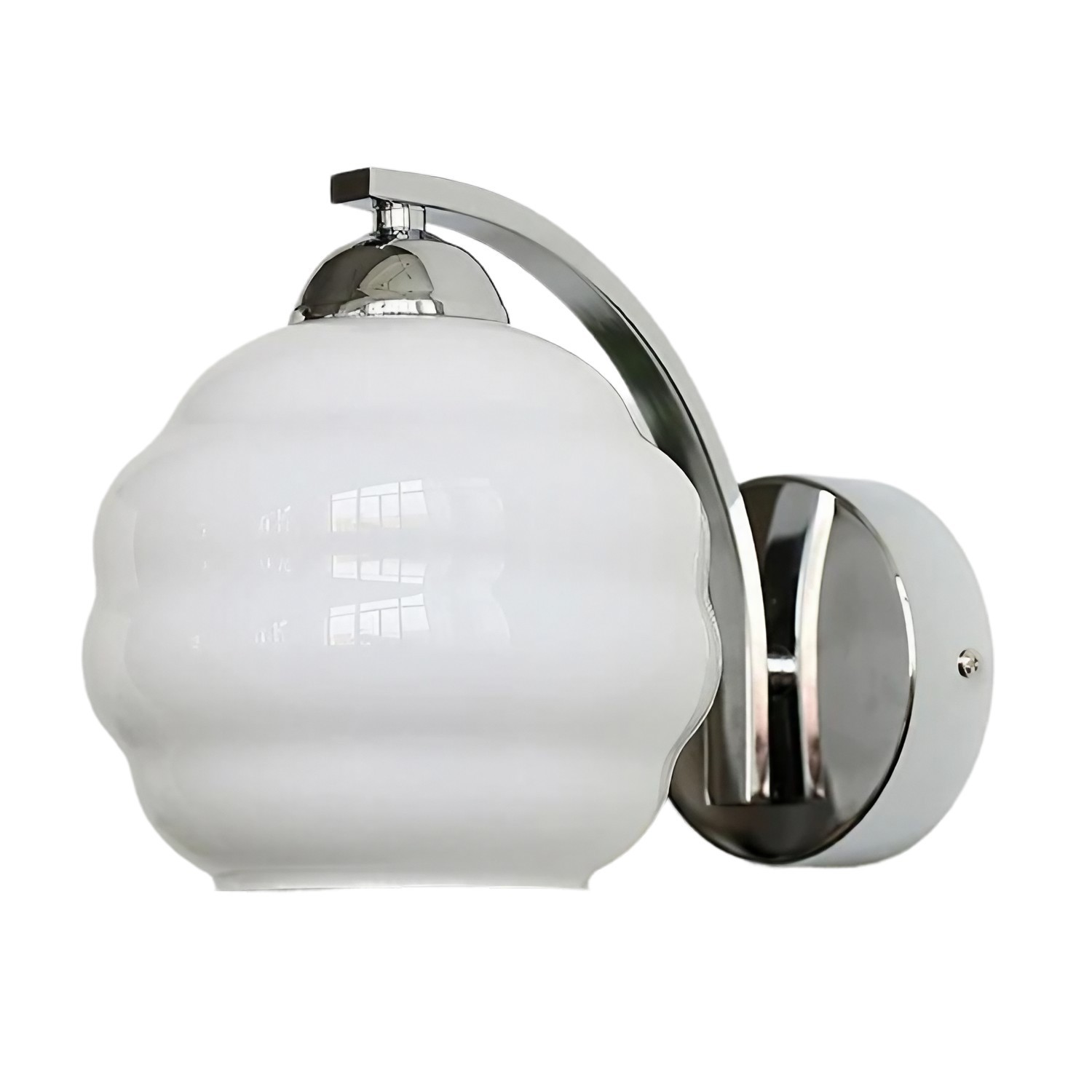 Vintage Glazen Bauhaus Art Deco Wandlamp HL282
