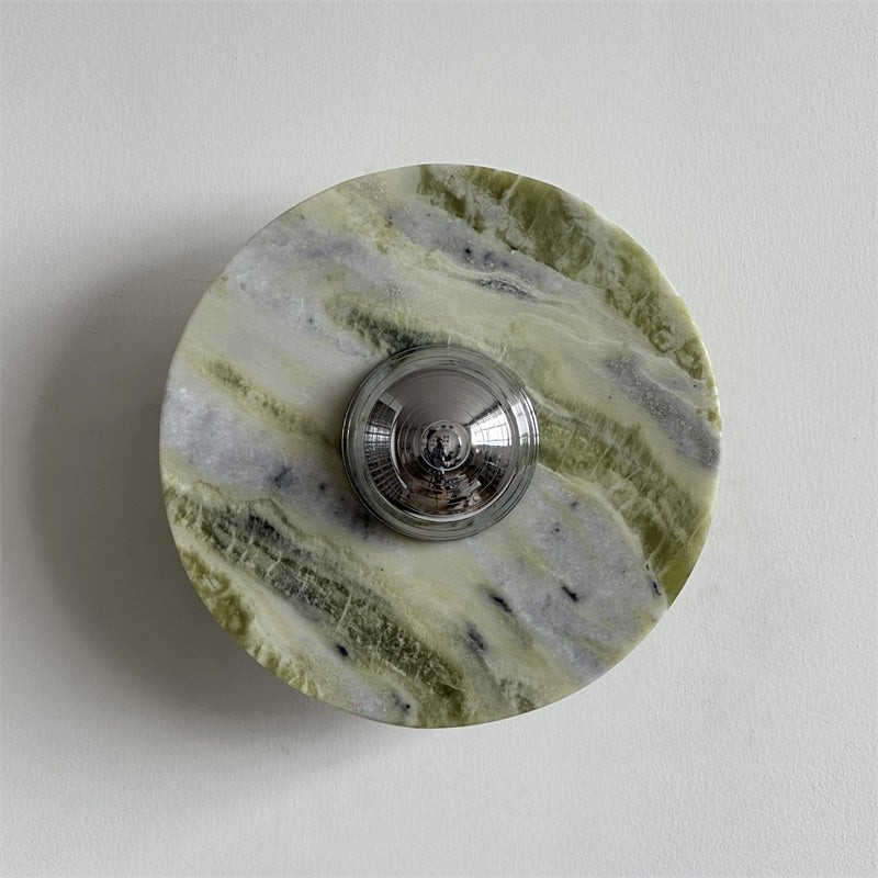 Groene Calacatta marmeren wandlamp HL3185