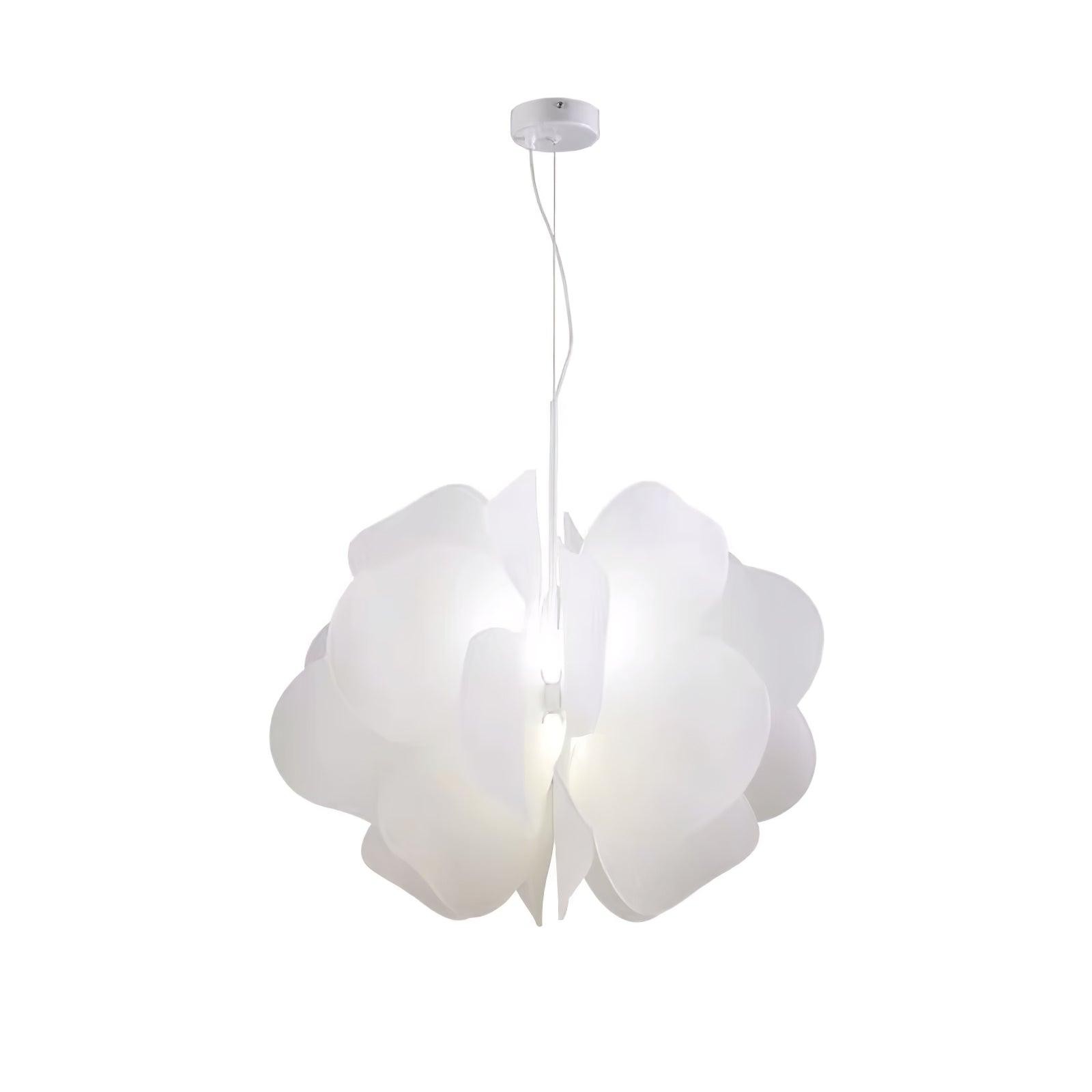 Moderne hanglamp met plastic bloemendesign HL673