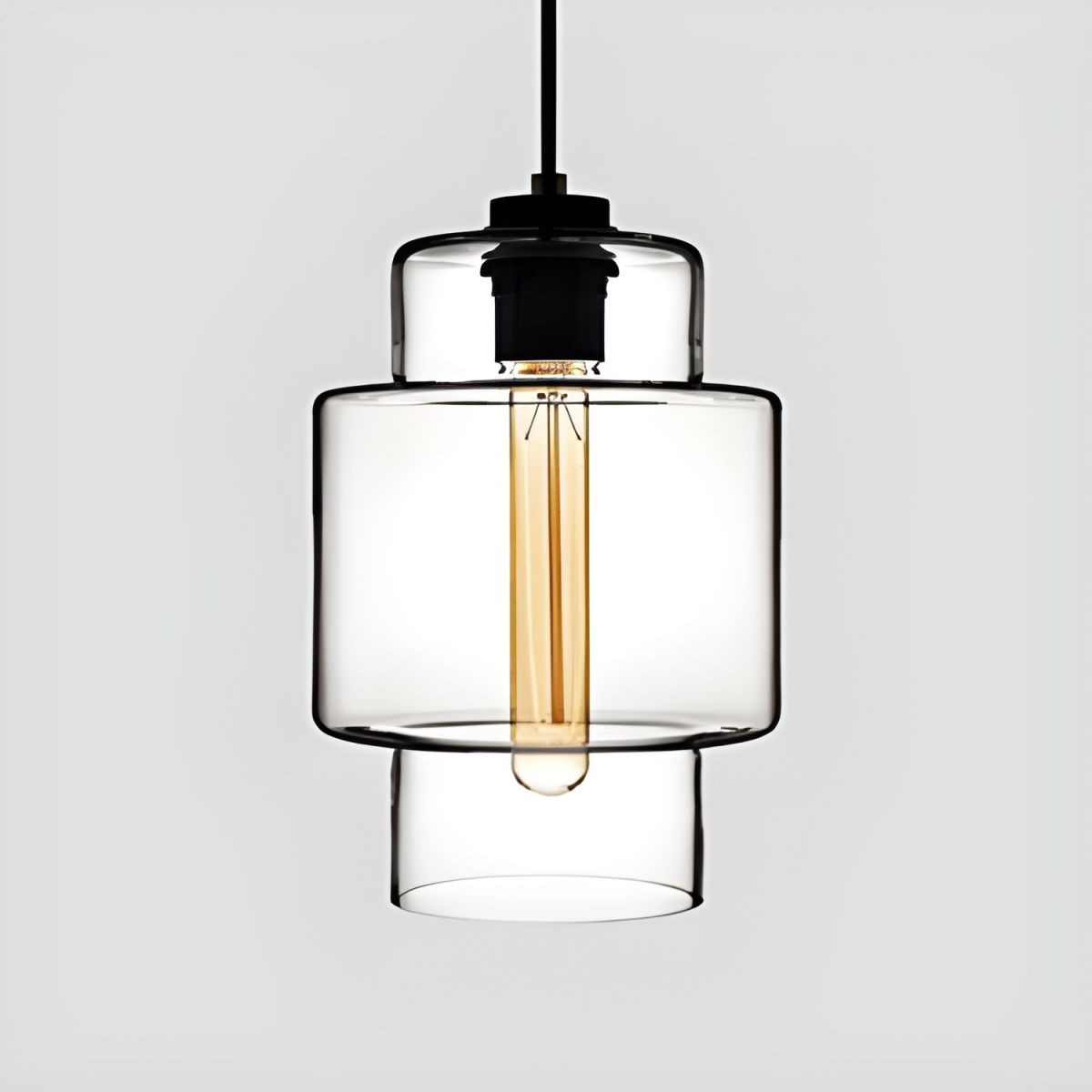Hanglamp in de Crystalline-serie - Geblazen Glas Veelkleurige Glazen Hanglamp HL1056