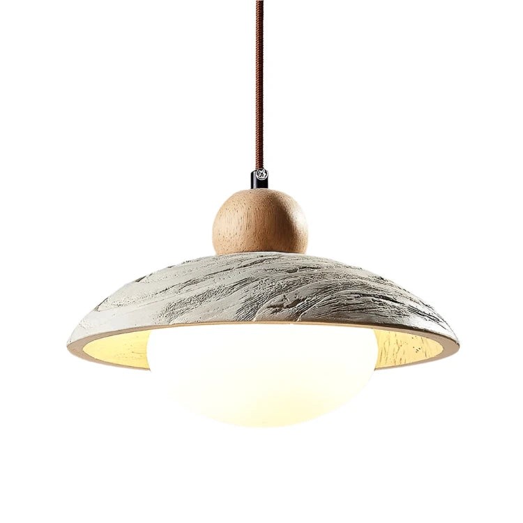 Wabi-sabi stijl travertijn cement hanglamp HL3484