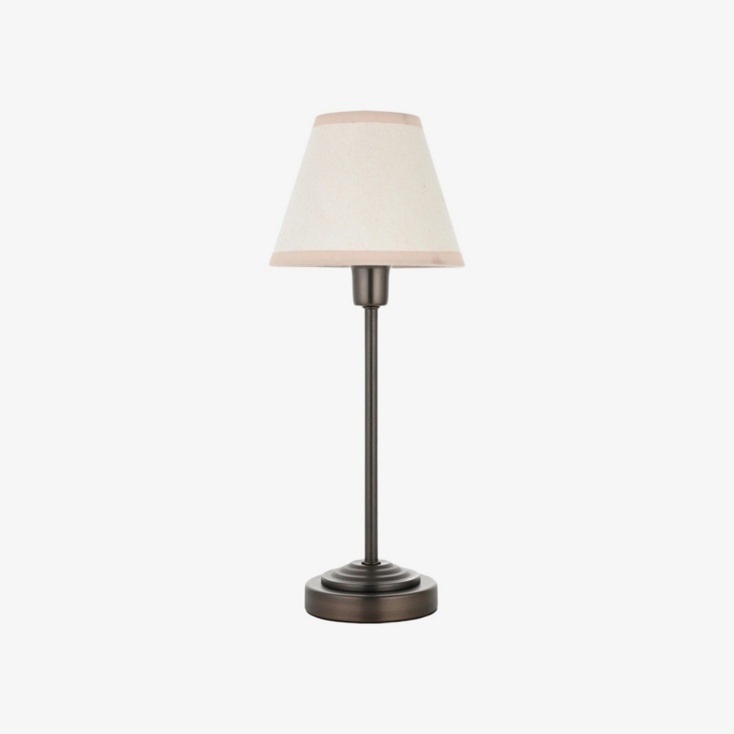 Bronzuno bureaulamp met textuurstof - Moderne verlichting met metalen voet voor kantoren of lounges HL2121