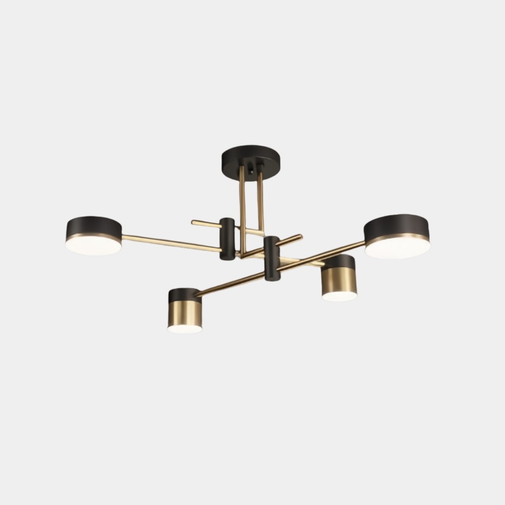 Luxe Spider Sputnik Design Metalen Schijf Plafondlamp HL1090