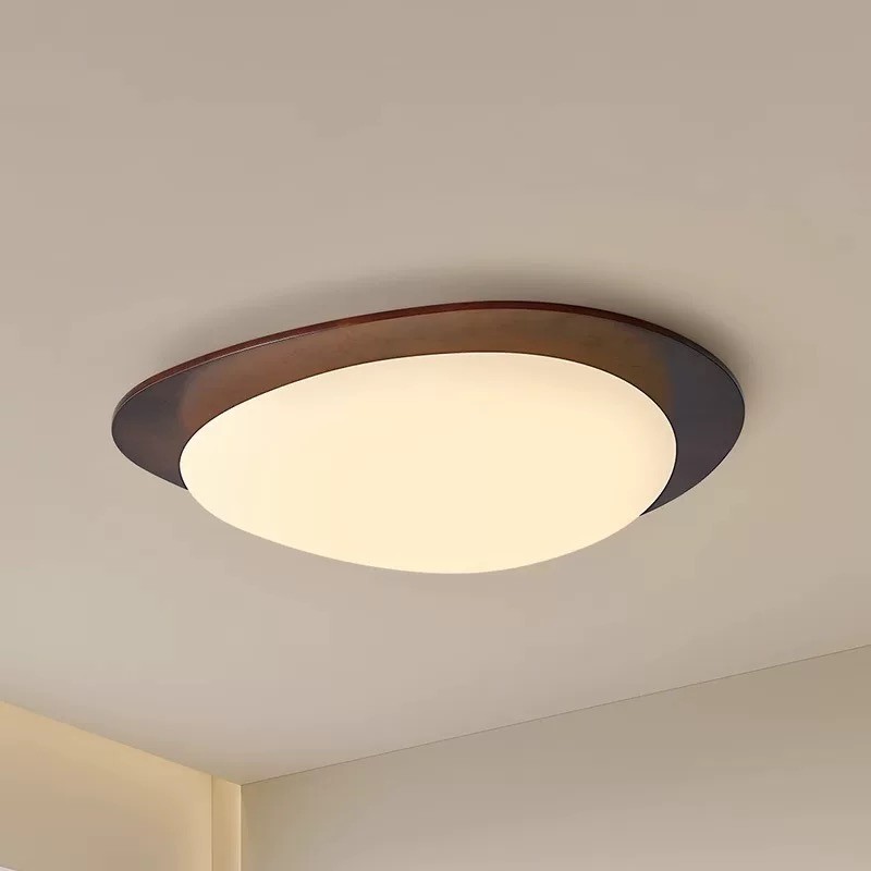 Pebble Walnoot Plafondlamp HL626