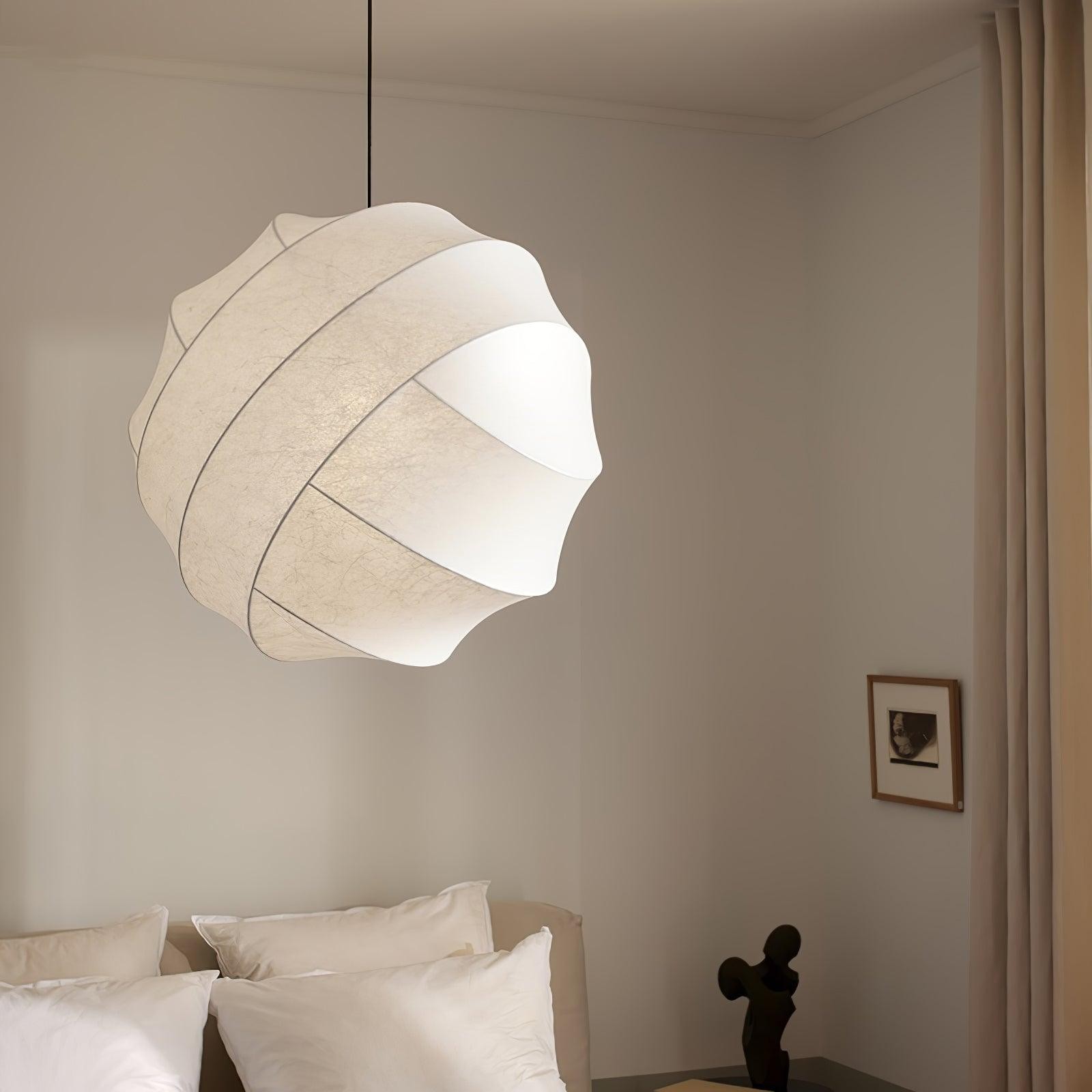 Wabi-Sabi Stijl Fiber Cocoon Hanglamp HL861