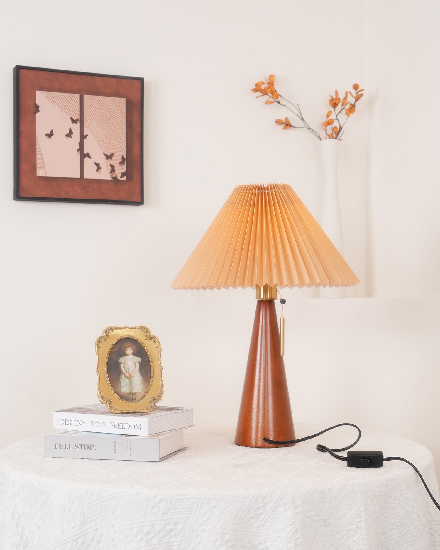 Mode Vintage Houten Tafellamp HL548