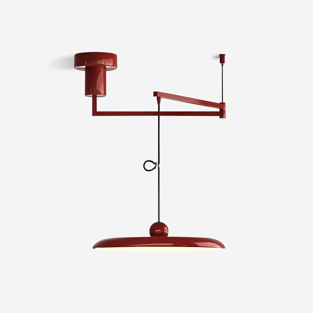 Eenvoudige moderne verstelbare hanglamp met zwenkarm HL885