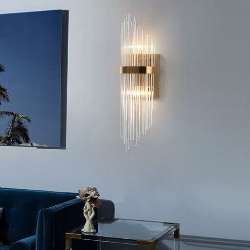 Crystal Ribbed Wandlamp