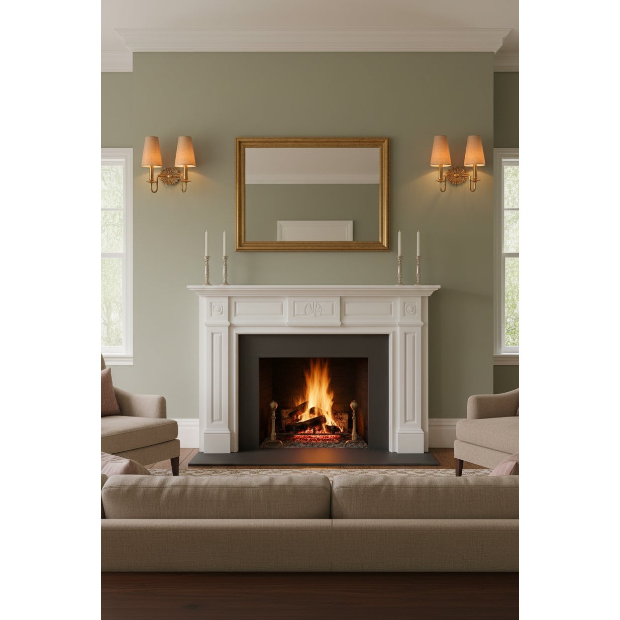 Demeter dubbele wandlamp HL3147