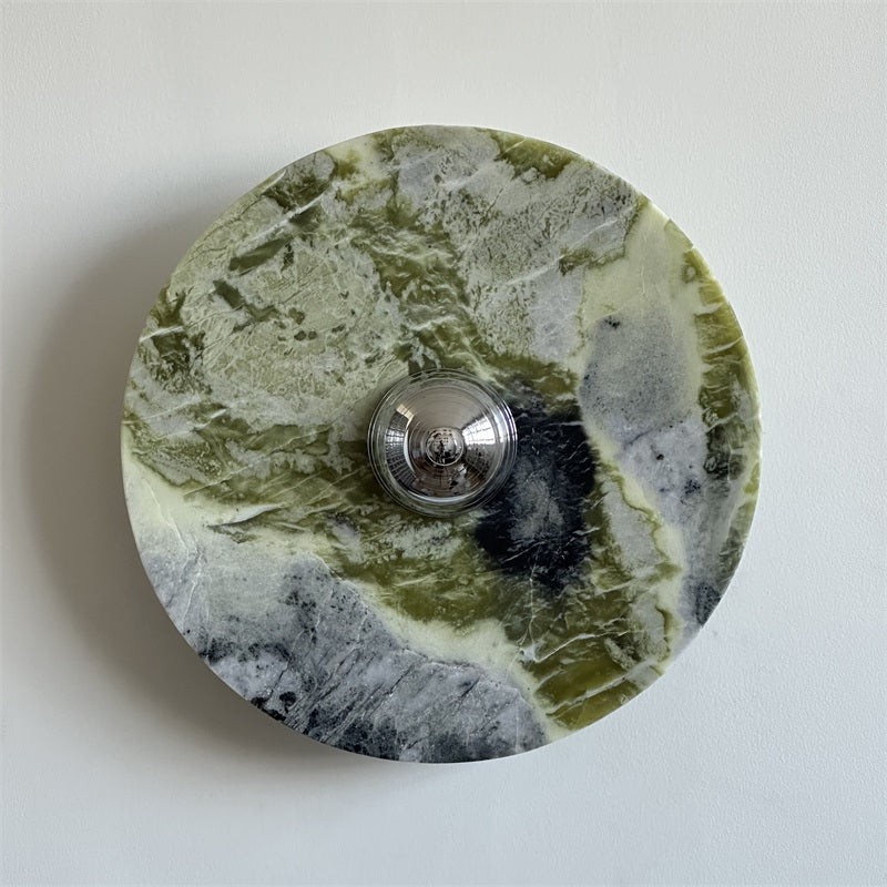 Groene Calacatta marmeren wandlamp HL3185