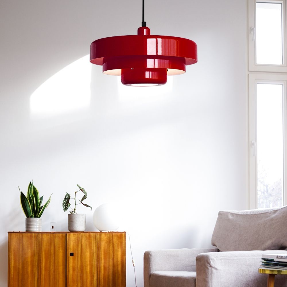 Macaron Disc Hanglamp - Scandinavische Meerlaagse Hanglamp van Metaal voor de Keuken HL179