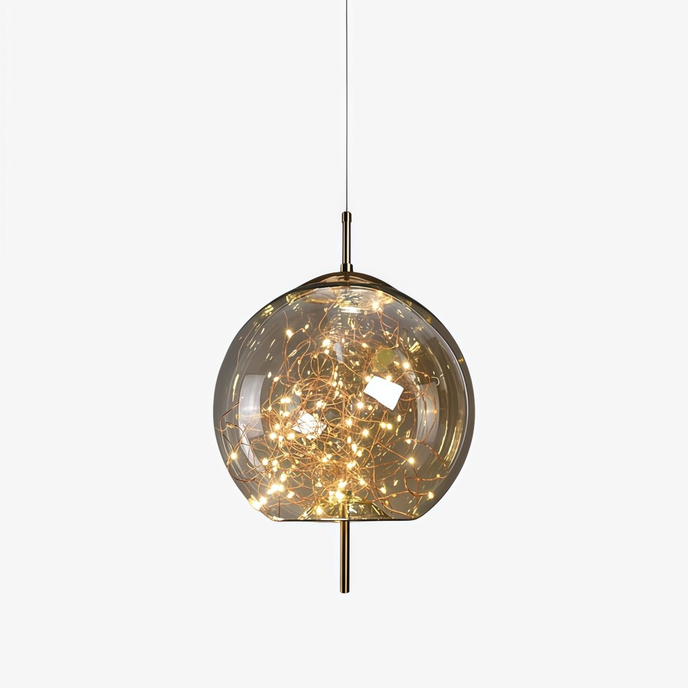 Scandinavische cilindervormige ovale glazen hanglamp HL479