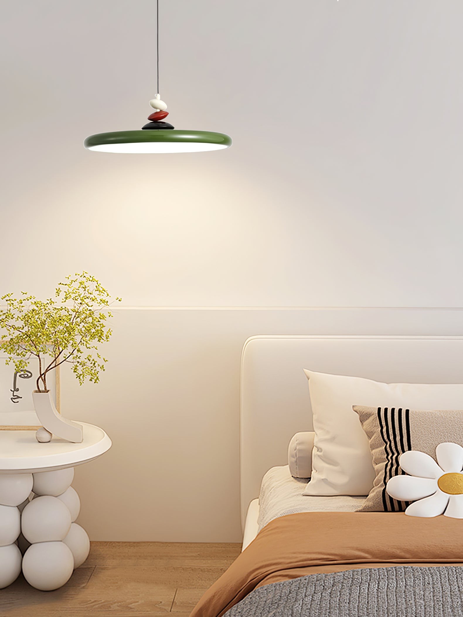 Nordic UFO Kleurrijke LED Hanglamp HL822