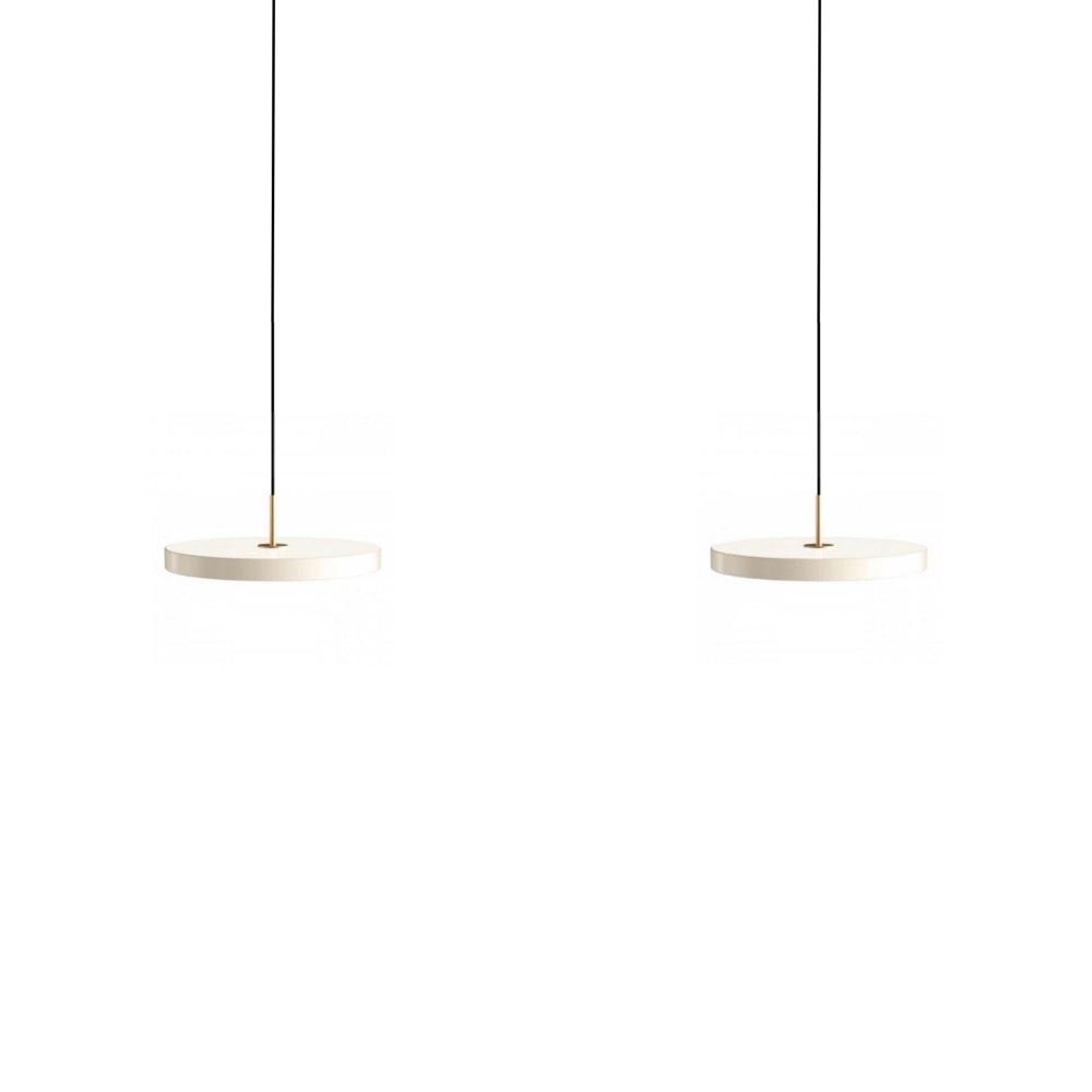 Schijfvormige Moderne Hanglamp - Zwart Wit LED Ontwerp HL1051