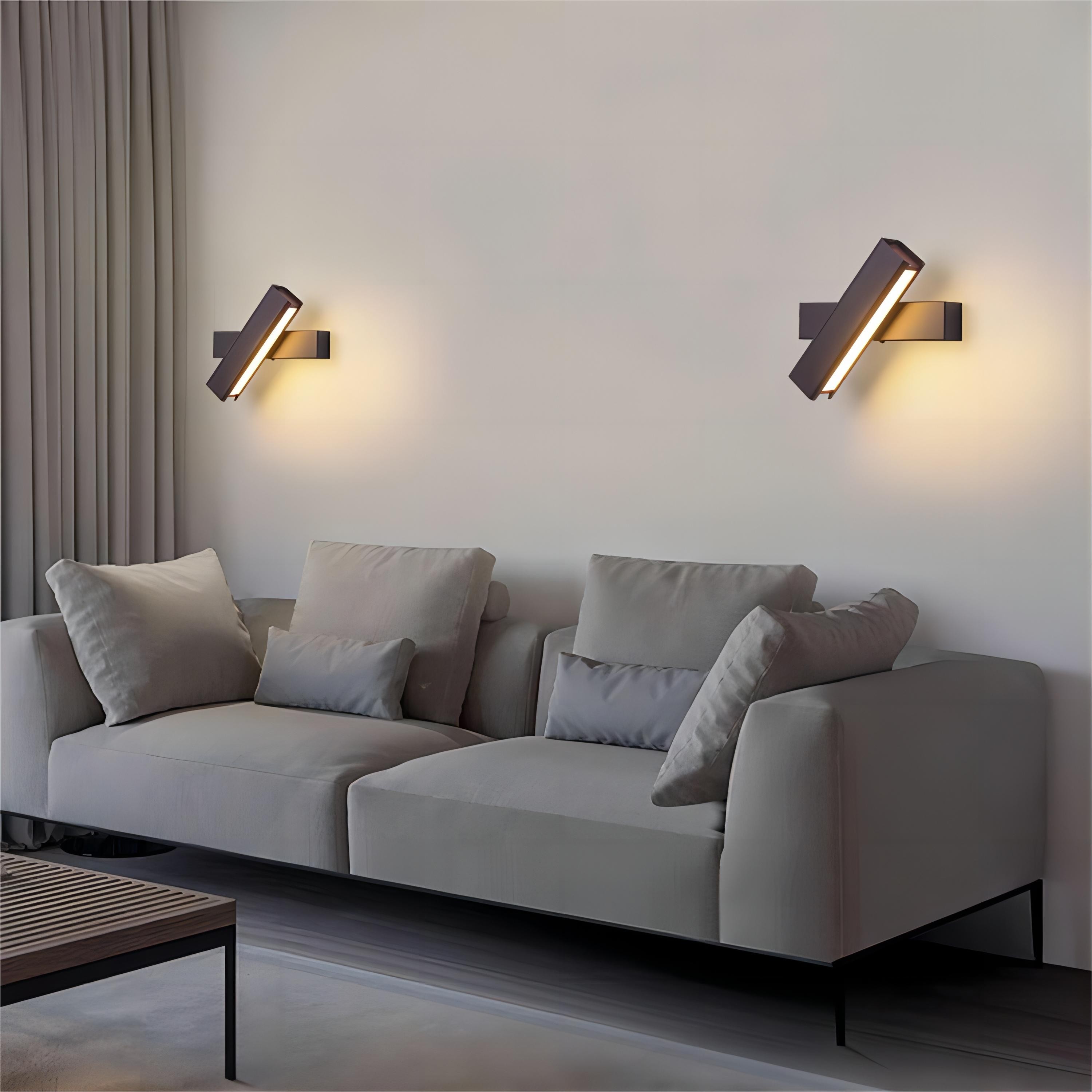 Minimalistische draaibare aluminium wandlamp voor slaapkamer HL114