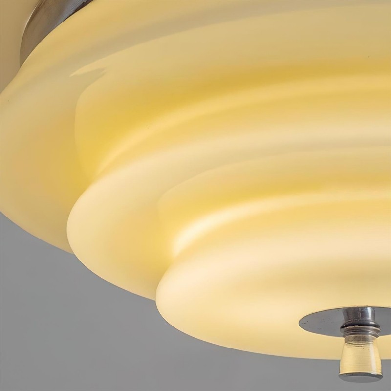 Mallew inbouw plafondlamp - Gelaagde golfsilhouet vintage stijl lamp voor binnengebruik HL2451