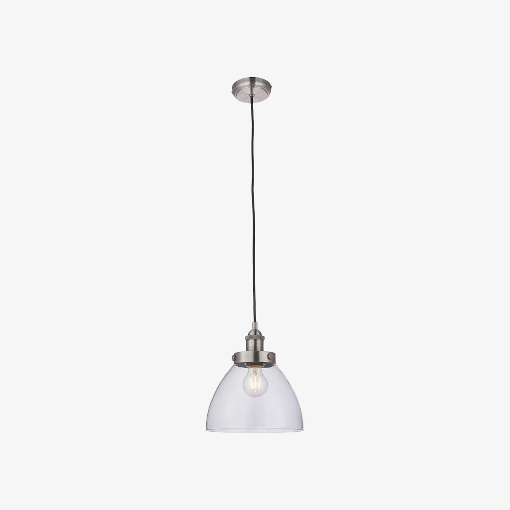Novera Art Deco Dome hanglamp met in hoogte verstelbare glazen kap - Woonkamer HL2207