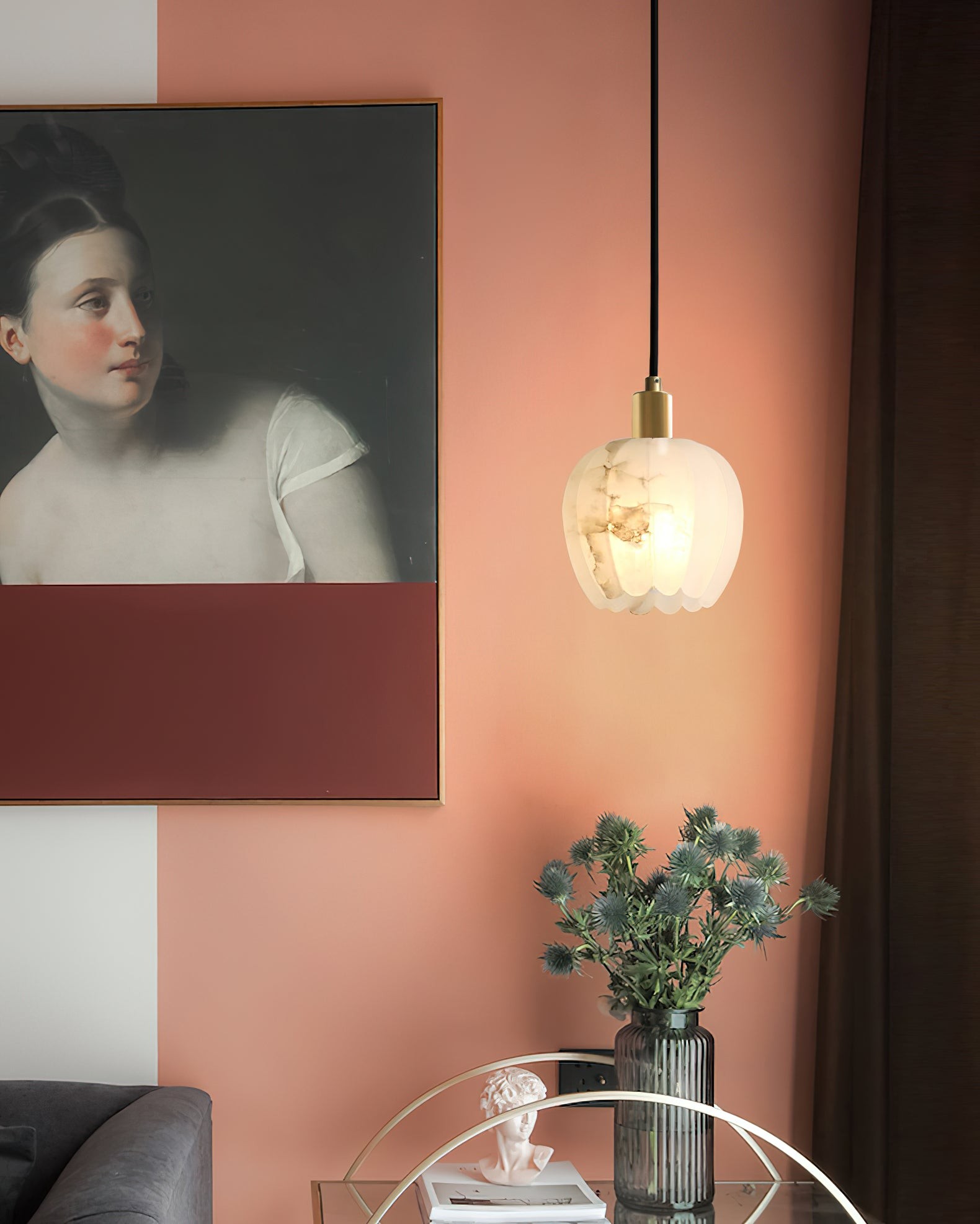 Lilin Alabaster hanglamp HL2977
