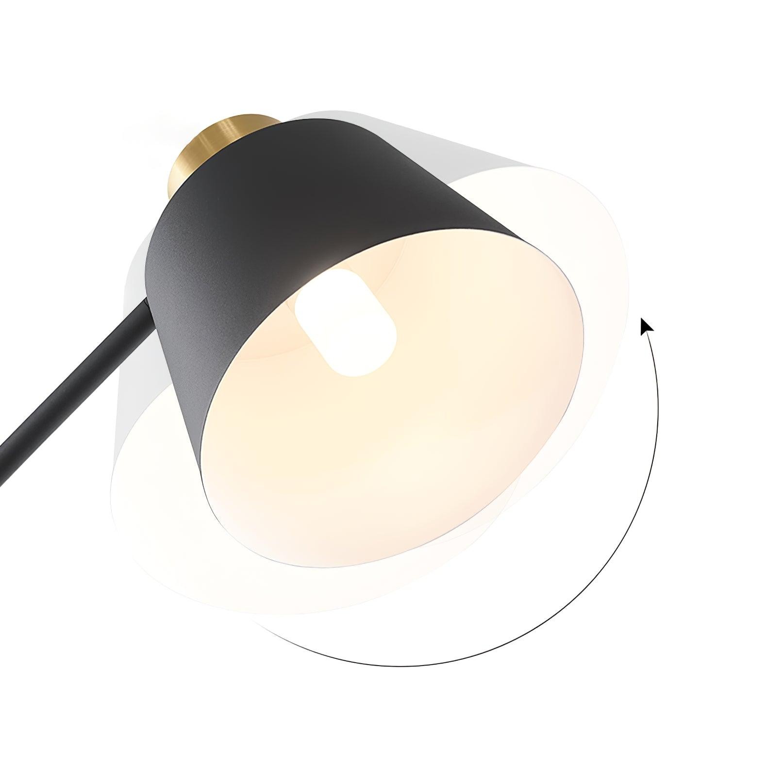 Moderne eenvoudige luxe metalen kleurblokkerende vloerlamp HL448