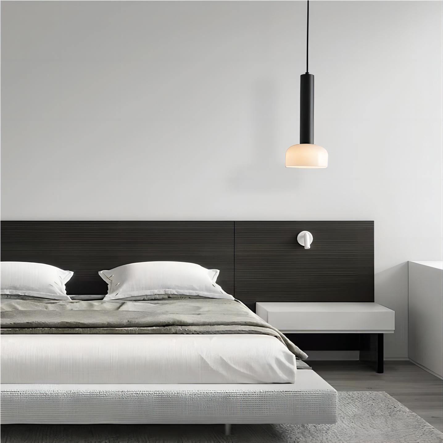 Eigentijdse Design Italiaanse Glazen Cilinder Hanglamp HL92