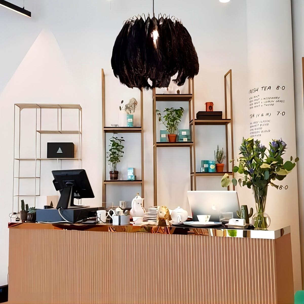 Feather hanglamp