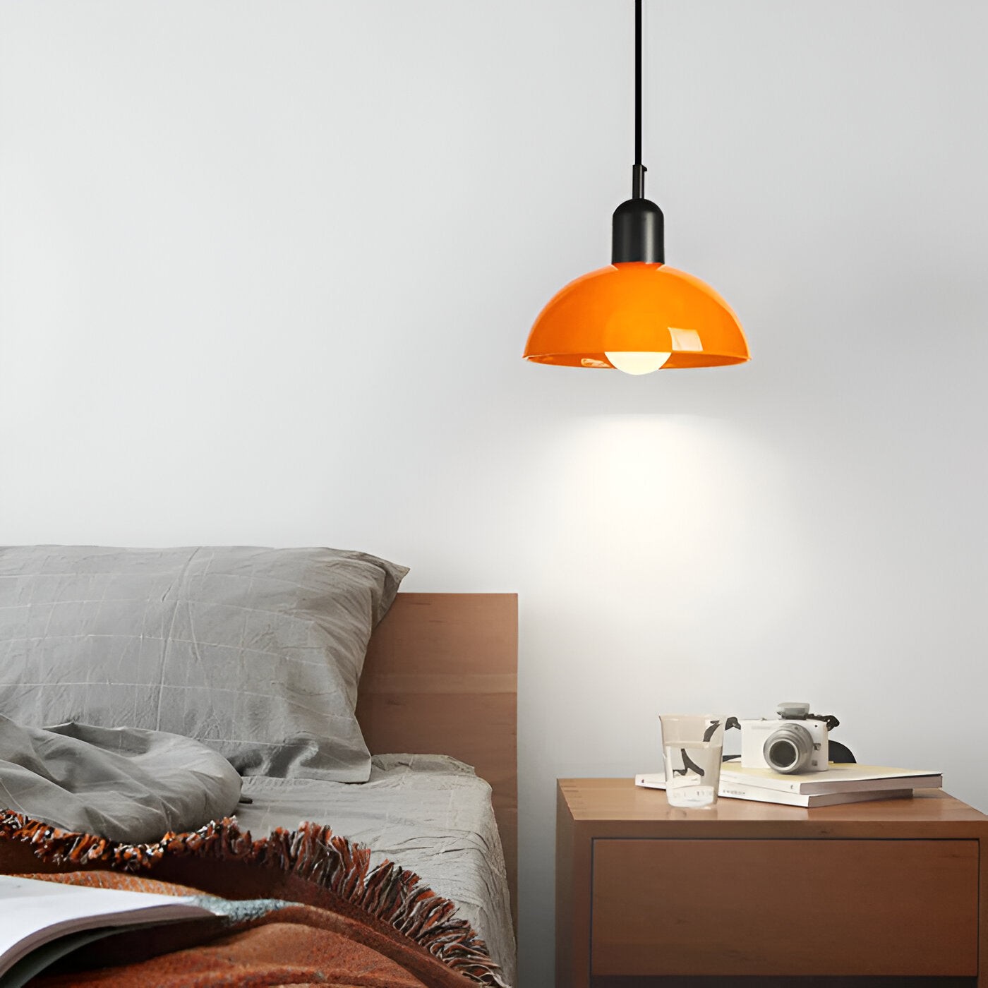 Aurora Nordic kleurrijke komvormige hanglamp HL3369
