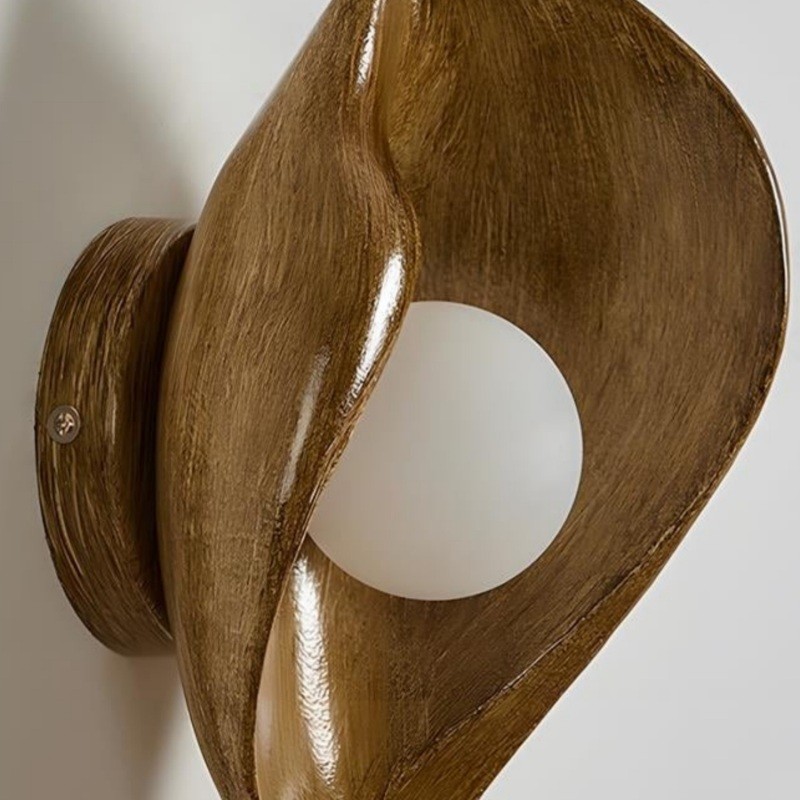 Goviena Moderne Wandlamp in Cocoonvorm - Minimalistische Decoratieve Wandlamp voor Slaapkamer en Hal HL3584
