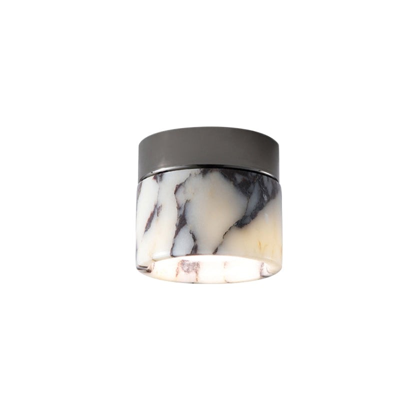 Ronde marmeren plafondlamp HL3180