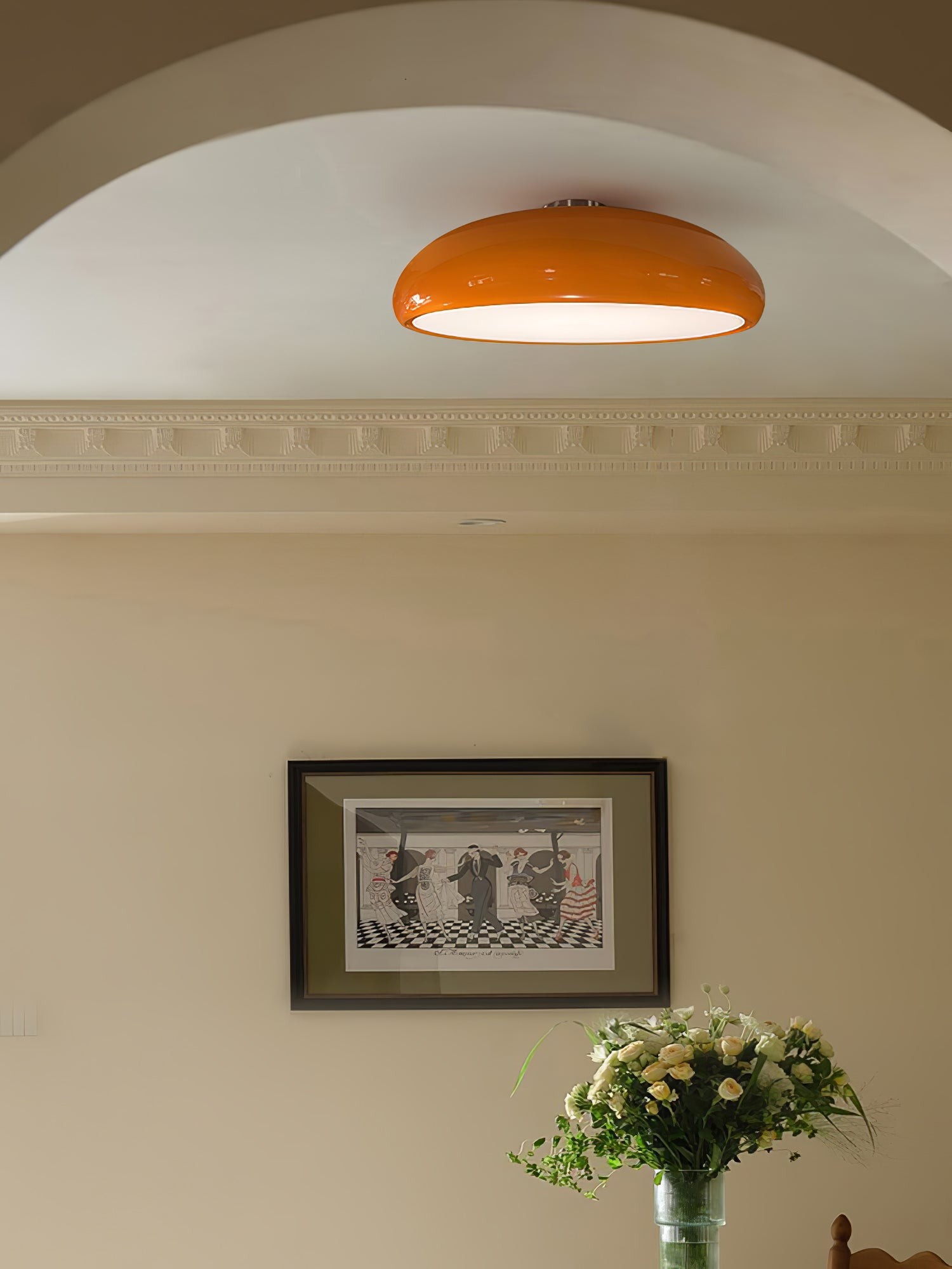 Ruimte Oranje Plafondlamp HL640