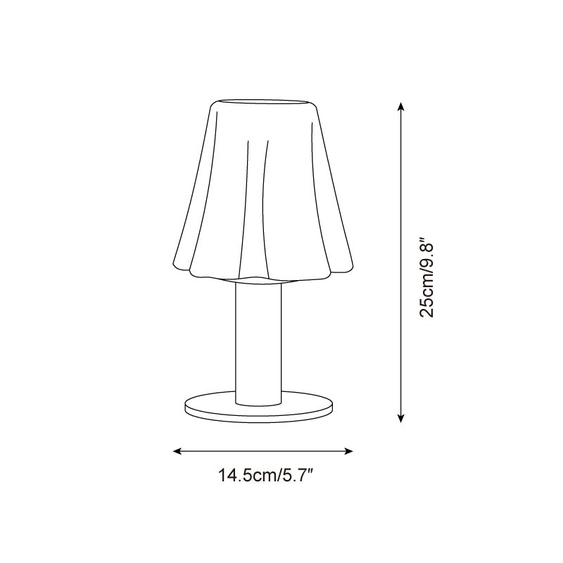 Moskleurige tafellamp HL2662