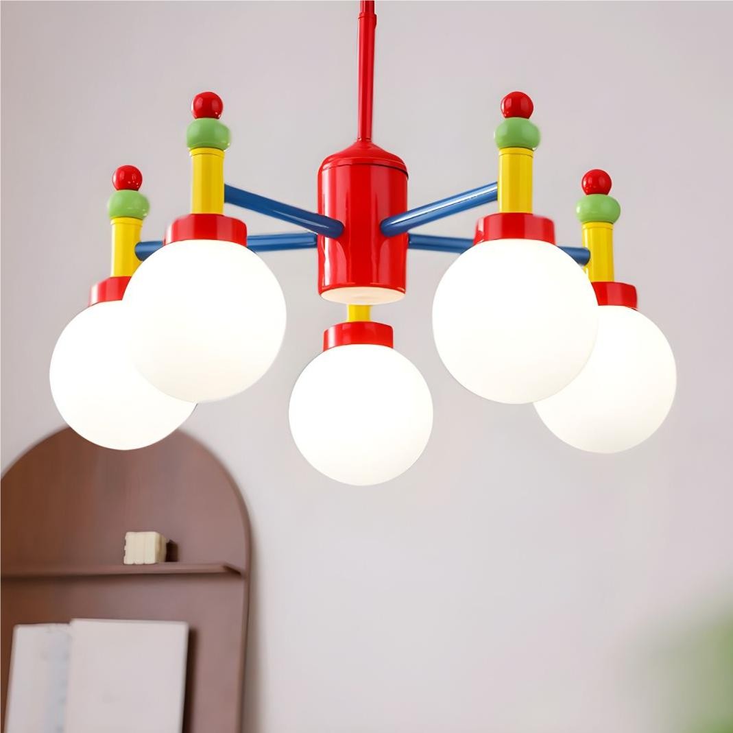Grillige Macaron Plafondlamp Voor Kinderkamer HL119