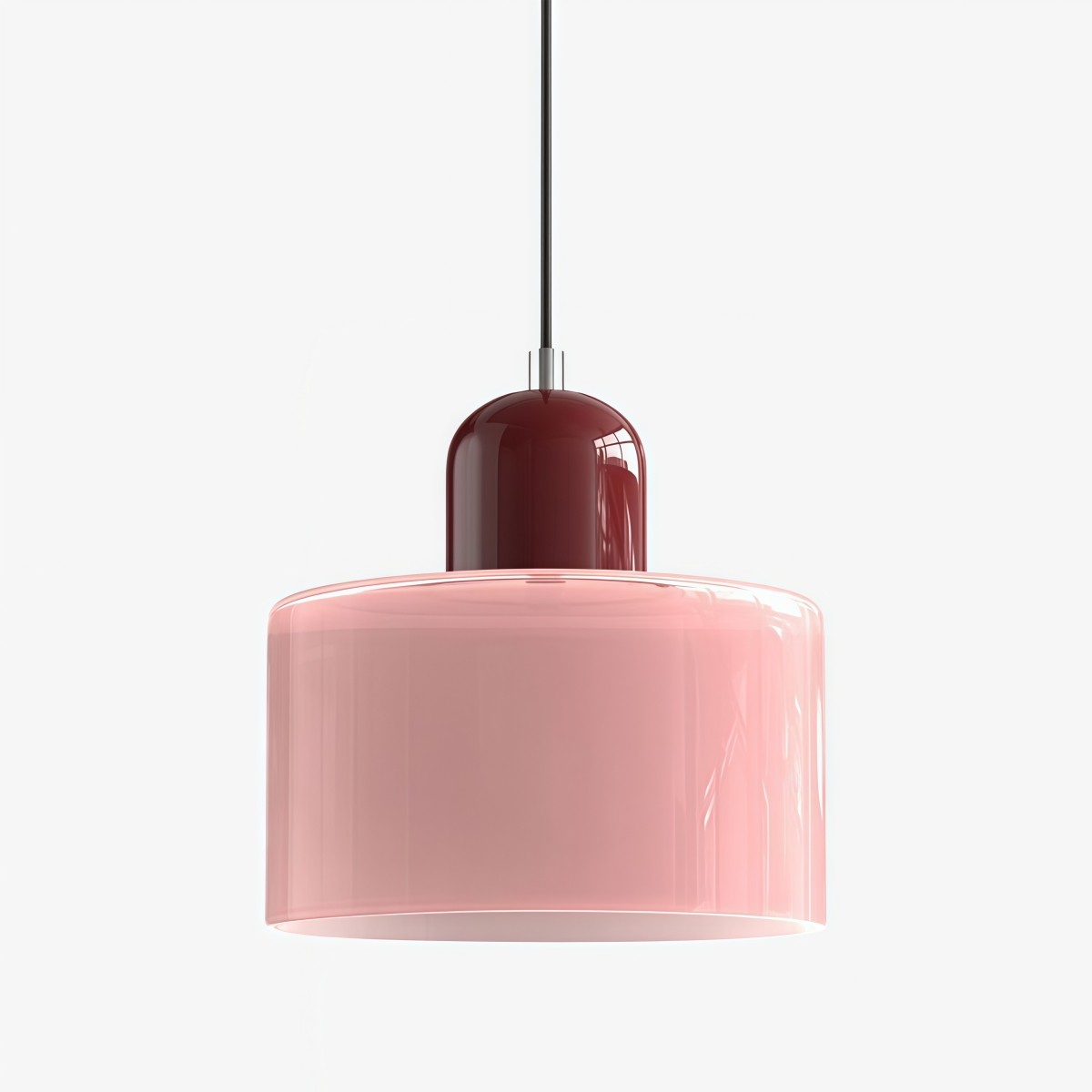 Kalo Cilinder Hanglamp - Glazen Lamp in Scandinavische Stijl voor Eet en Slaapkamer HL107