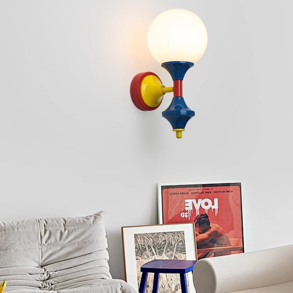 Franse Stijl Gekleurde Wandlamp HL370