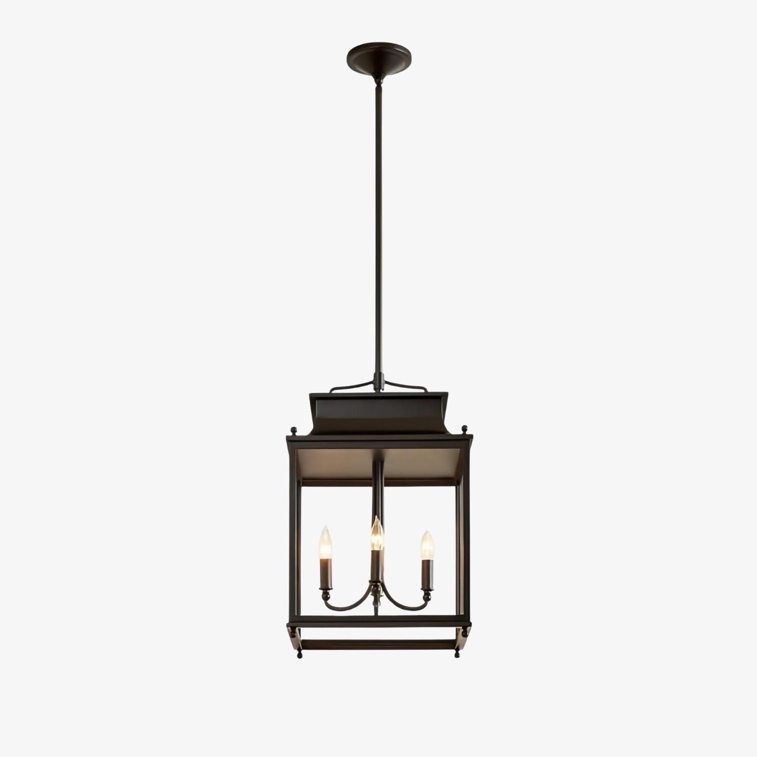 Yolvira moderne buitenlantaarn hanglamp - metalen hanglamp voor buiten HL1429