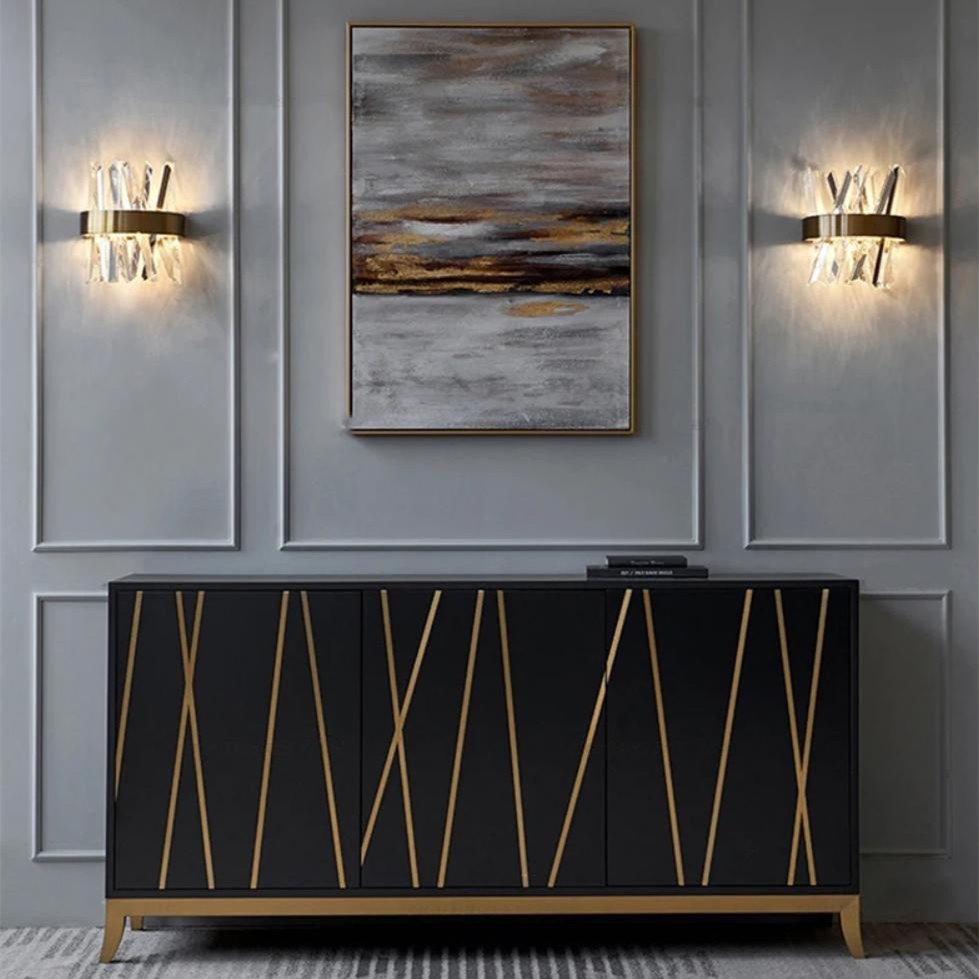 Moderne luxe kristallen wandlamp voor naast het bed HL962