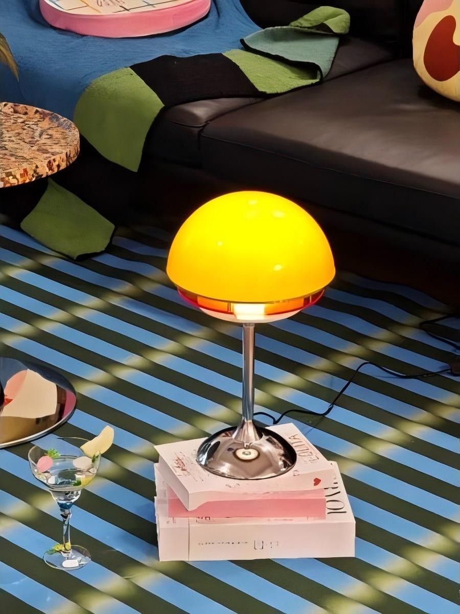 Bauhaus Vintage Stijl Acryl Zonsondergang Tafellamp HL1033
