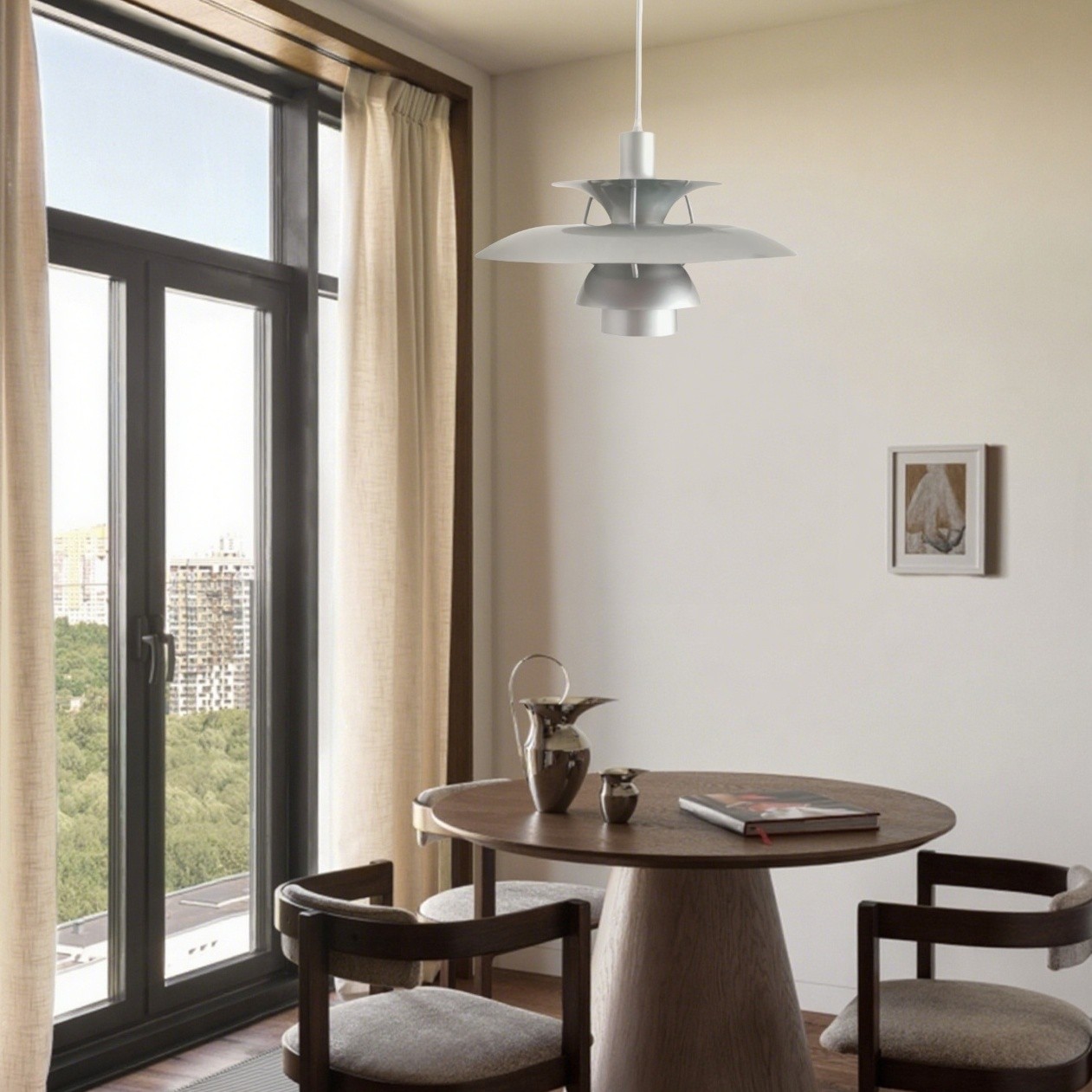 Deense Multilayer Metalen Hanglamp HL38