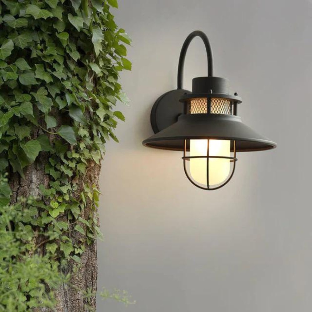 Lichtgevende metalen buitenwandlamp HL3360