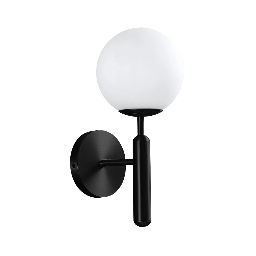 Moderne metalen wandlamp met melkachtige gloed HL3344