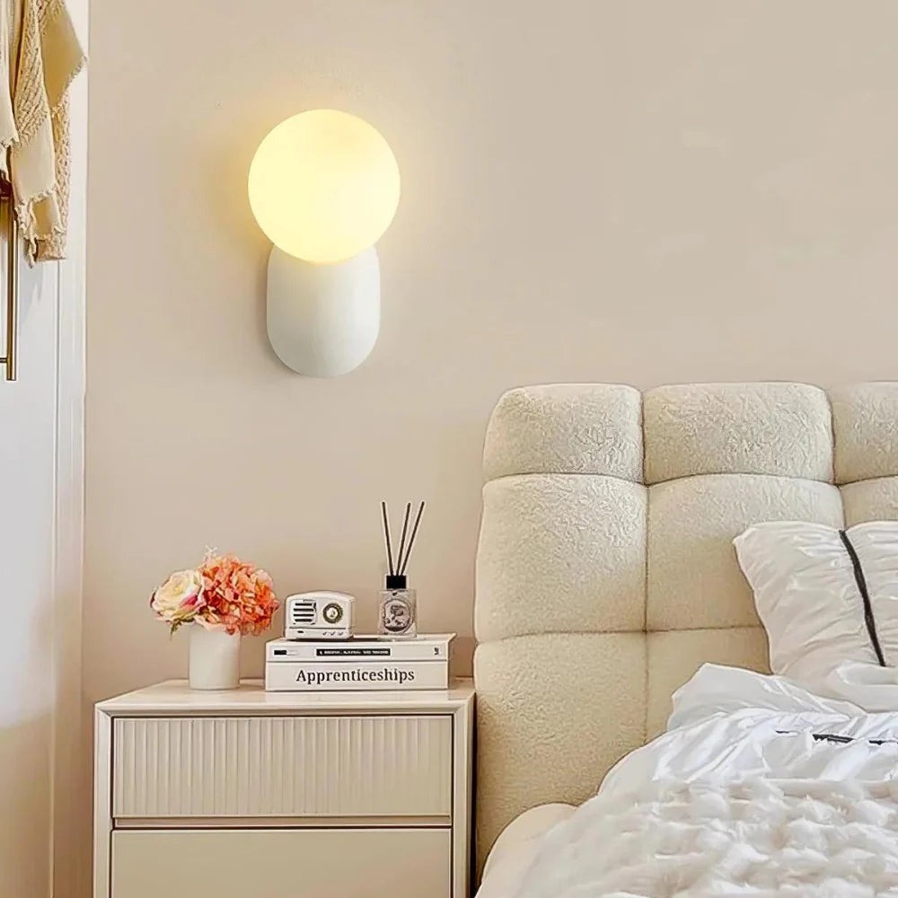 Luma Nordic glazen bolvormige wandlamp HL3337